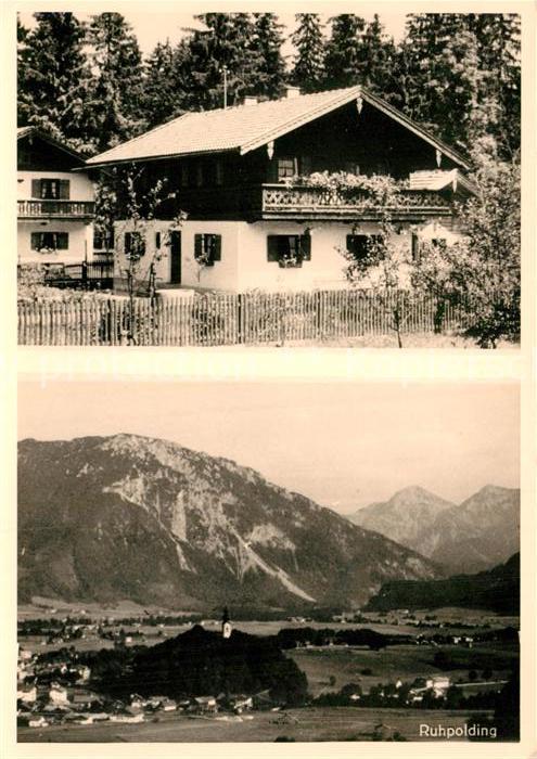 Ruhpolding Bayern Pension Teilansicht