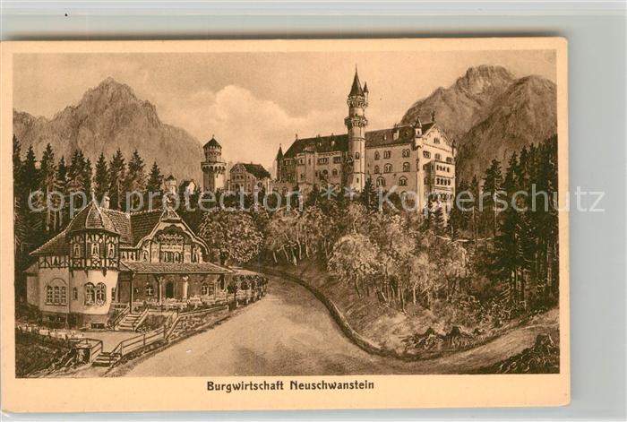 Hohenschwangau Burgwirtschaft Schloss Neuschwanstein