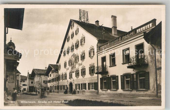 Mittenwald Bayern Hotel Post