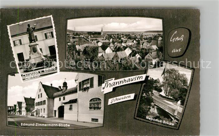 Thannhausen Schwaben Christoph von Schmidt Denkmal Edmund Zimmermann Strasse Nep