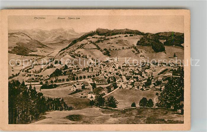 Oberstaufen Oberallgaeu Bayern Panorama