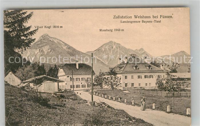 Fuessen Allgaeu Zollstation Weishaus