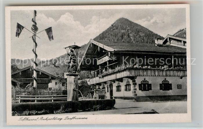 Ruhpolding Bayern Dorfbrunnen