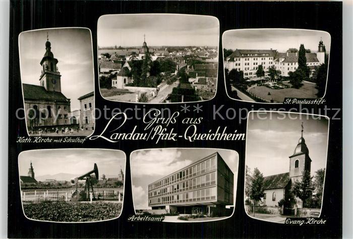Landau Pfalz Katholische Kirche Arbeitsamt Evangelische Kirche Sankt Paulusstift