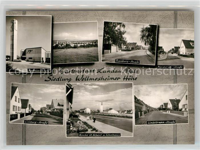 Landau Pfalz Siedlung Wollmersheimer Hoehe Matthaeuskirche Limburg Strasse