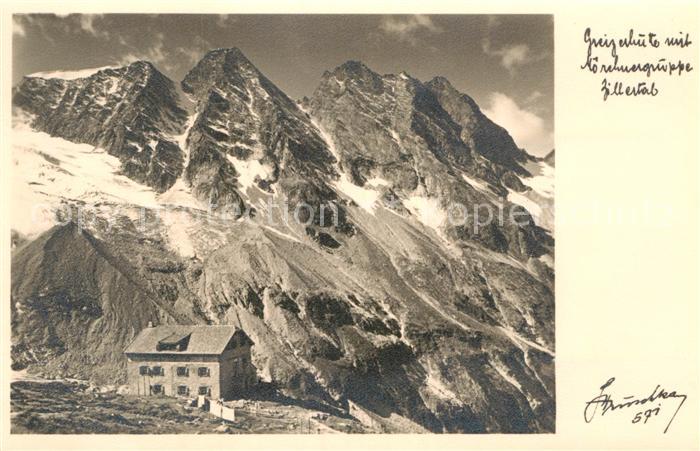 Zillertal Tirol Greizerhütte Mürchnergruppe
