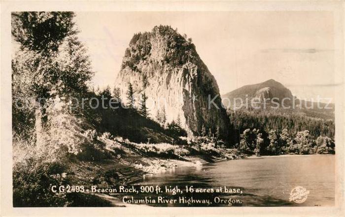 Oregon US-State Beacon Rock Columbia River Highway