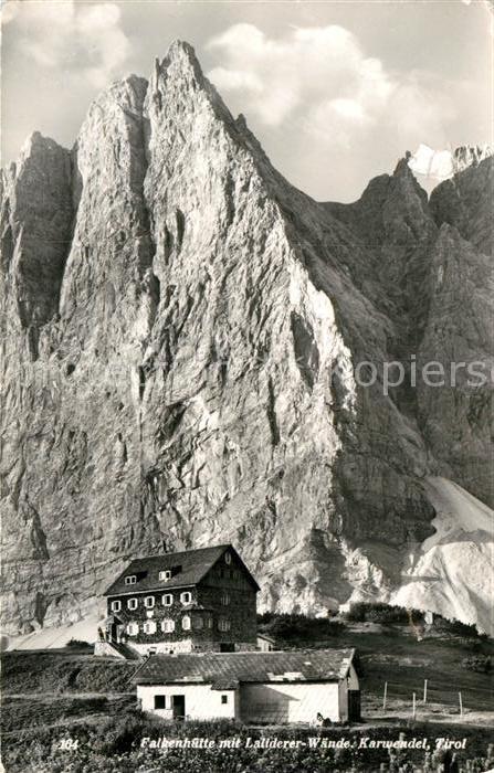 Karwendel Falkenhuette Latiderer Waende