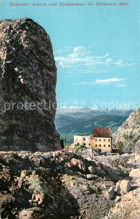 Steinernes Meer Ramseider Scharte Riemannhaus