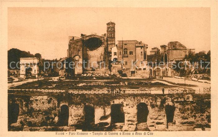 Roma Rom Foro Romano Tempio di Venere Roma Arco di Clio