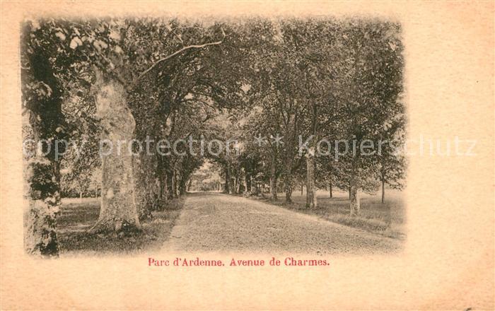 Ardennes Belgium Avenue de Charmes Park