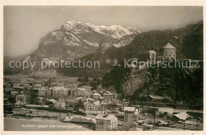 Kufstein Tirol Panorama Kaisergebirge