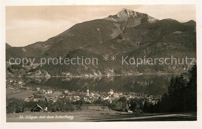 Gilgen Salzkammergut St Schafsberg Panorama