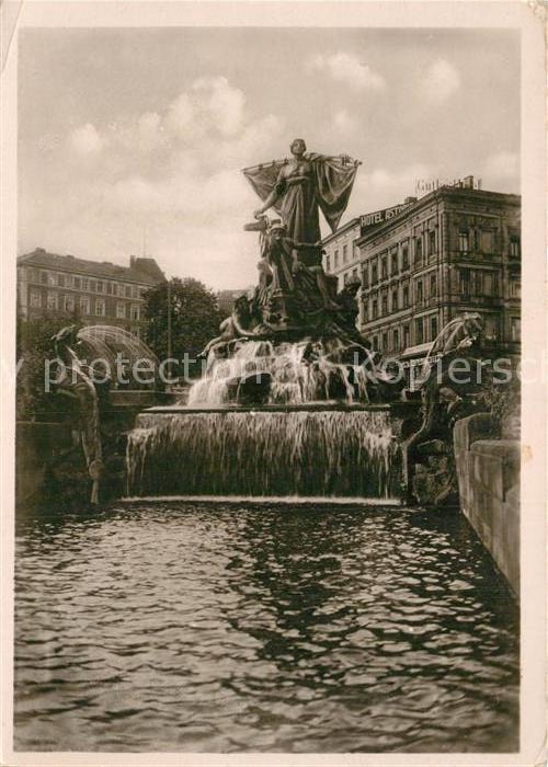 Stettin Szczecin Pommern Manzelbrunnen