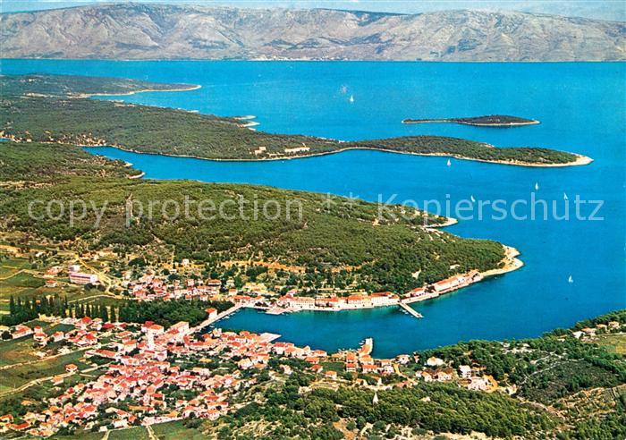 Jelsa Kroatien Fliegeraufnahme