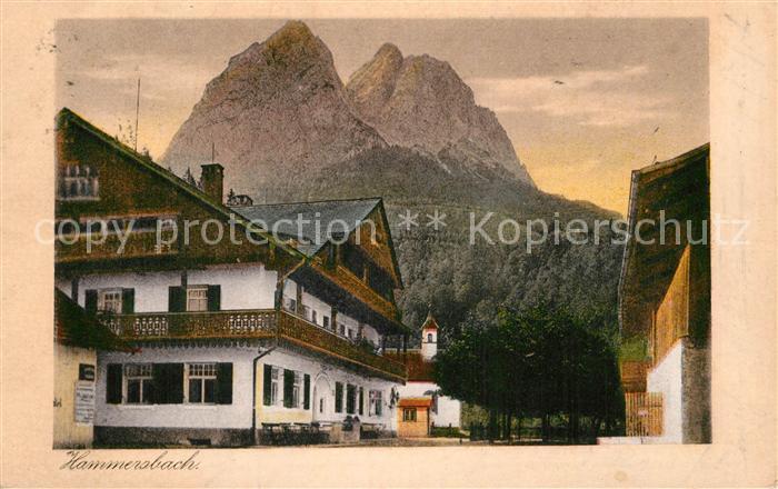 Hammersbach Grainau Dorfmotiv