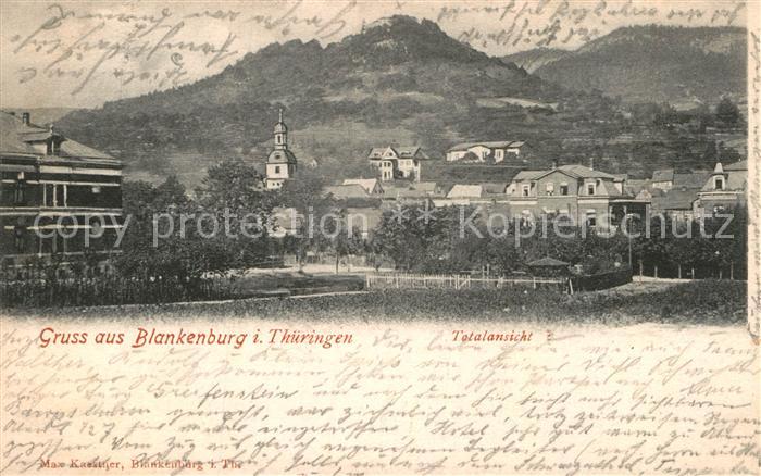 Blankenburg Thueringen Ortsansicht
