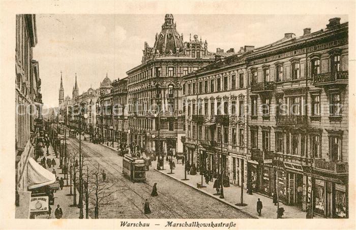 Warschau Masowien Marschallkowskastrasse