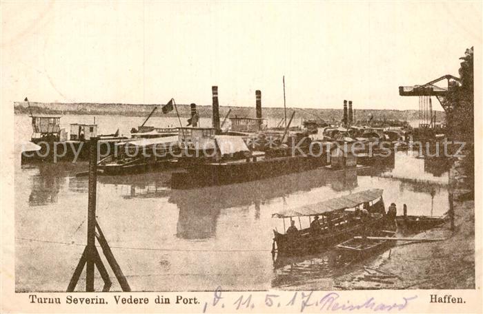 Turnu Severin Mehedintj Vedere din Port Haffen
