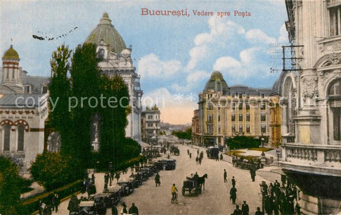 Bucuresti Bukarest Bucaresti RO Vedere spre Posta