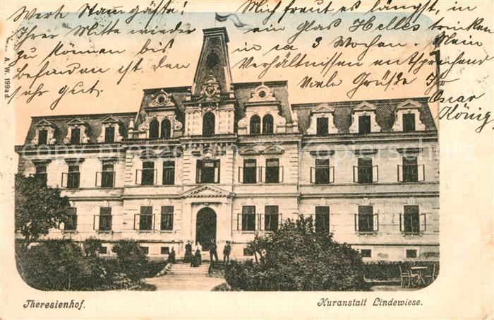Lindewiese Tschechien Bad Theresienhof Kuranstalt Lindewiese