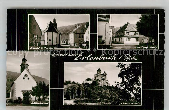 Erlenbach Kaiserslautern Schule Kirche Hedwig Haus Kath Kirche Berwartstein