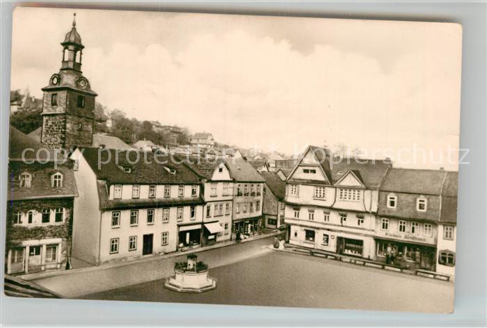 Bad Blankenburg Marktpatz Brunnen