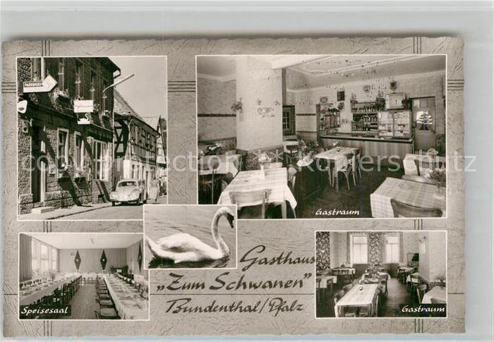 Bundenthal Gasthaus zum Schwanen Gastraum Speisesaal