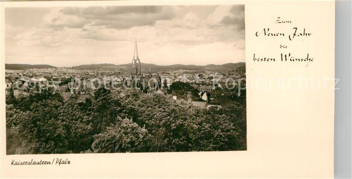 KAISERSLAUTERN CITY Panorama mit Kirche