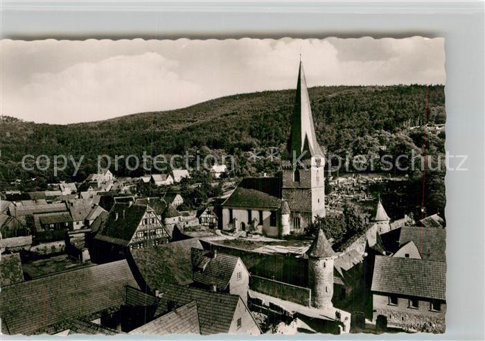 Doerrenbach Kirche mit Friedhof