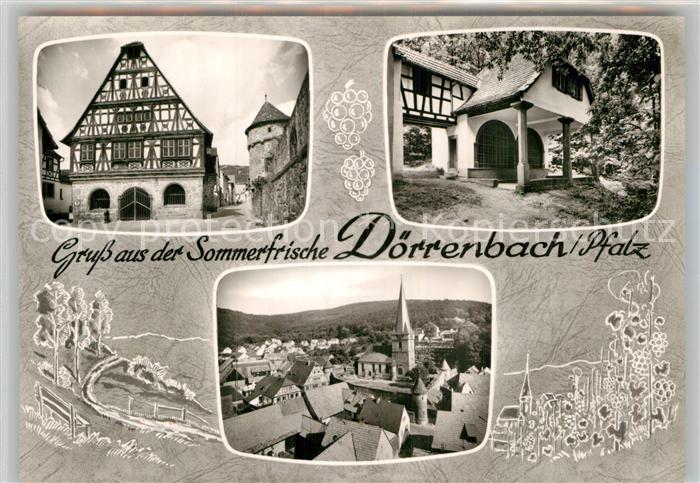 Doerrenbach Fachwerkhaus Ortsansicht