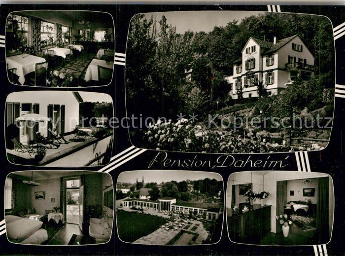 Bad Bergzabern Kurpension Daheim Terrasse Gaststube Zimmer