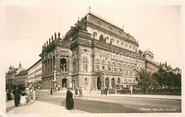 Praha Prahy Prague Narodni divadlo