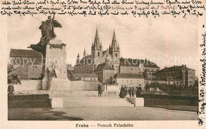 Praha Prahy Prague Pomnik Palackeho