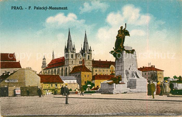 Prag Prahy Prague Palacky Monument