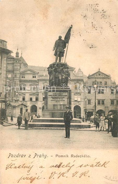 Prahy Namur Pomnik Radeckeho