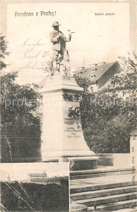 Prahy Namur Roezluv pomnik