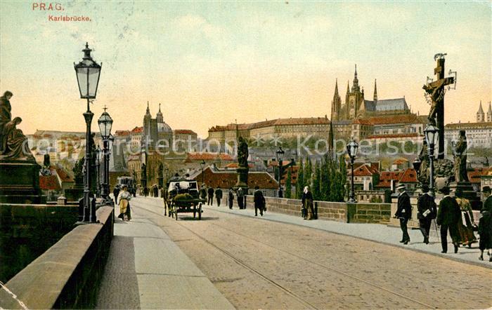 Prag Prahy Prague Karlsbruecke