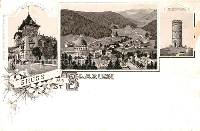 Blasien St Kirche Feldbergturm Kurhaus