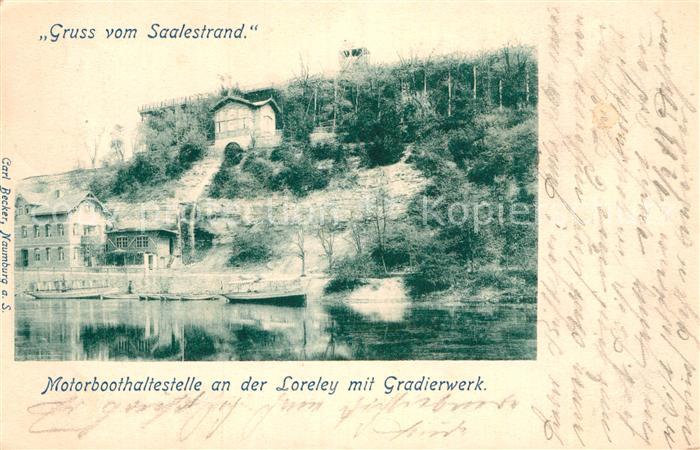 Lorelei Loreley Motorboothaltestelle Gradierwerk
