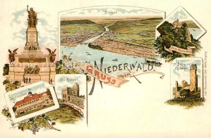 Bingen Rhein Jagdschloss Die Rosset Denkmal Burg Ehrenfels