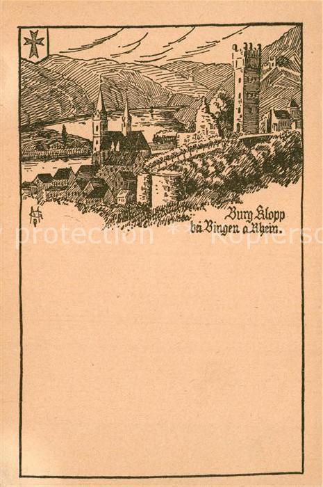 Bingen Rhein Burg Klopp