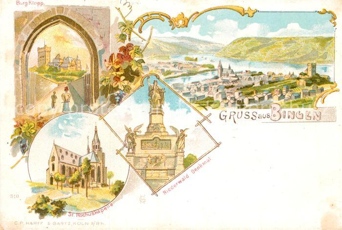 Bingen Rhein Rochuskapelle Burg Klopp Niederwald Denkmal