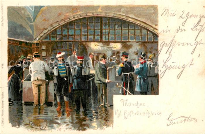 Muenchen Bayern Hofbraeuschaenke