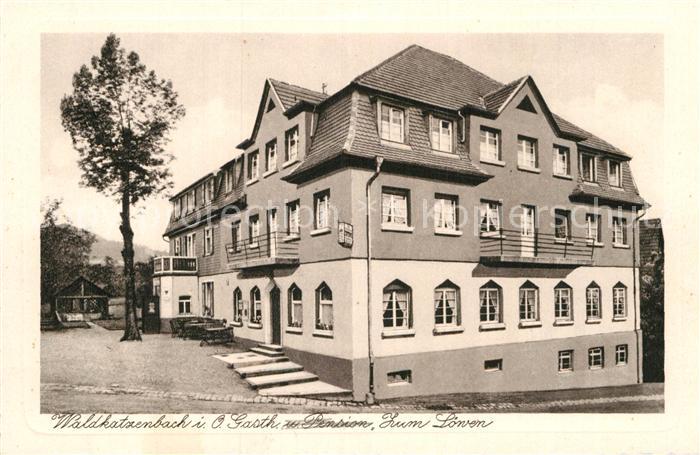 Waldkatzenbach Gasthaus Pension Zum Loewen