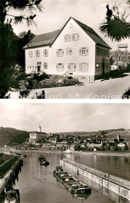 Gundelsheim Neckar Gasthof Wuerttemberger Hof Schleuse