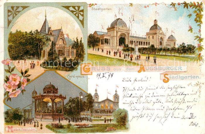 Augsburg Cafehaus Musikpavillon Stadtgarten