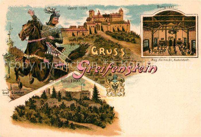 Blankenburg Bad Greifenstein Veste Burgsaal Ruine Graf Guenther