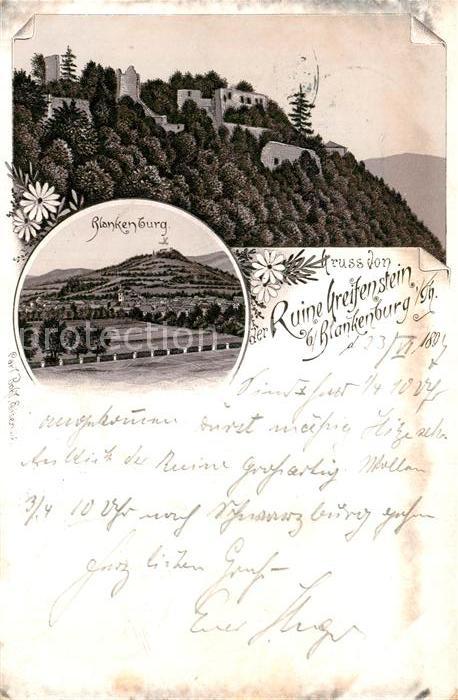 Blankenburg Bad Ruine Greifenstein