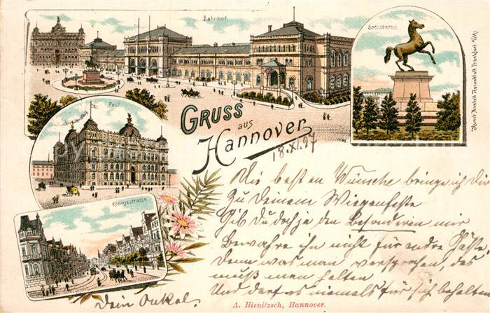 HANNOVER  CITY Bahnhof Post Koenigstrasse